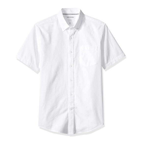 Men's Regular Fit Short Sleeve Button Up Shirt-  Size XL - Picture 1 of 4